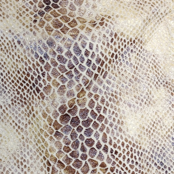 Styled By Sam Saboura Womens Snake Print Skirt Size 18W - Picture 2 of 7